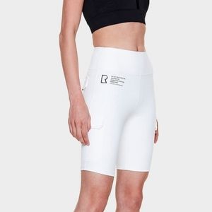 Rudsack Serina White Cargo Biker Shorts Medium
